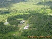 Aerial view of Pa' Umor Longhouse (119Kb)